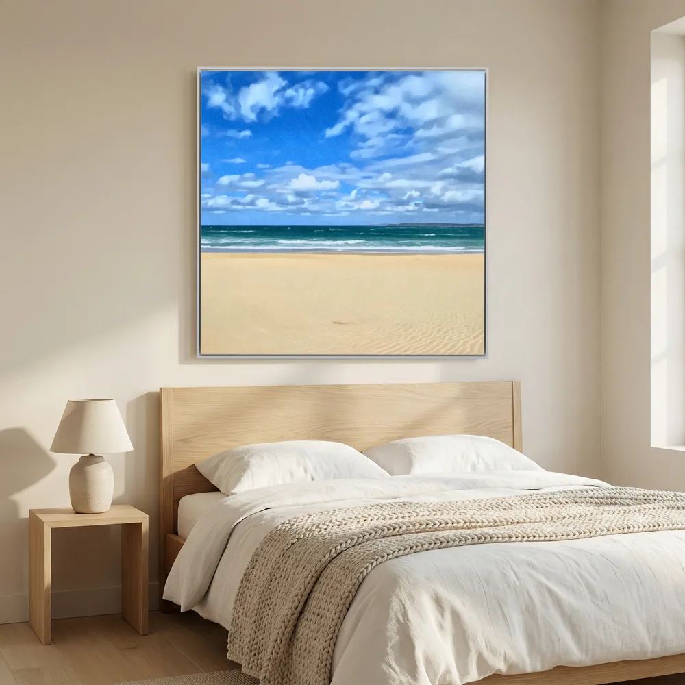 Porthminster Beach Square Canvas