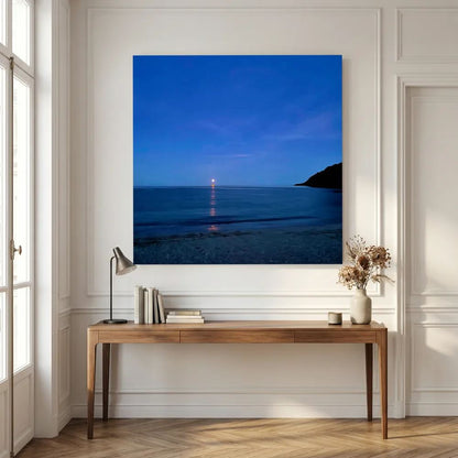 Moonrise at Swanpool Square Canvas