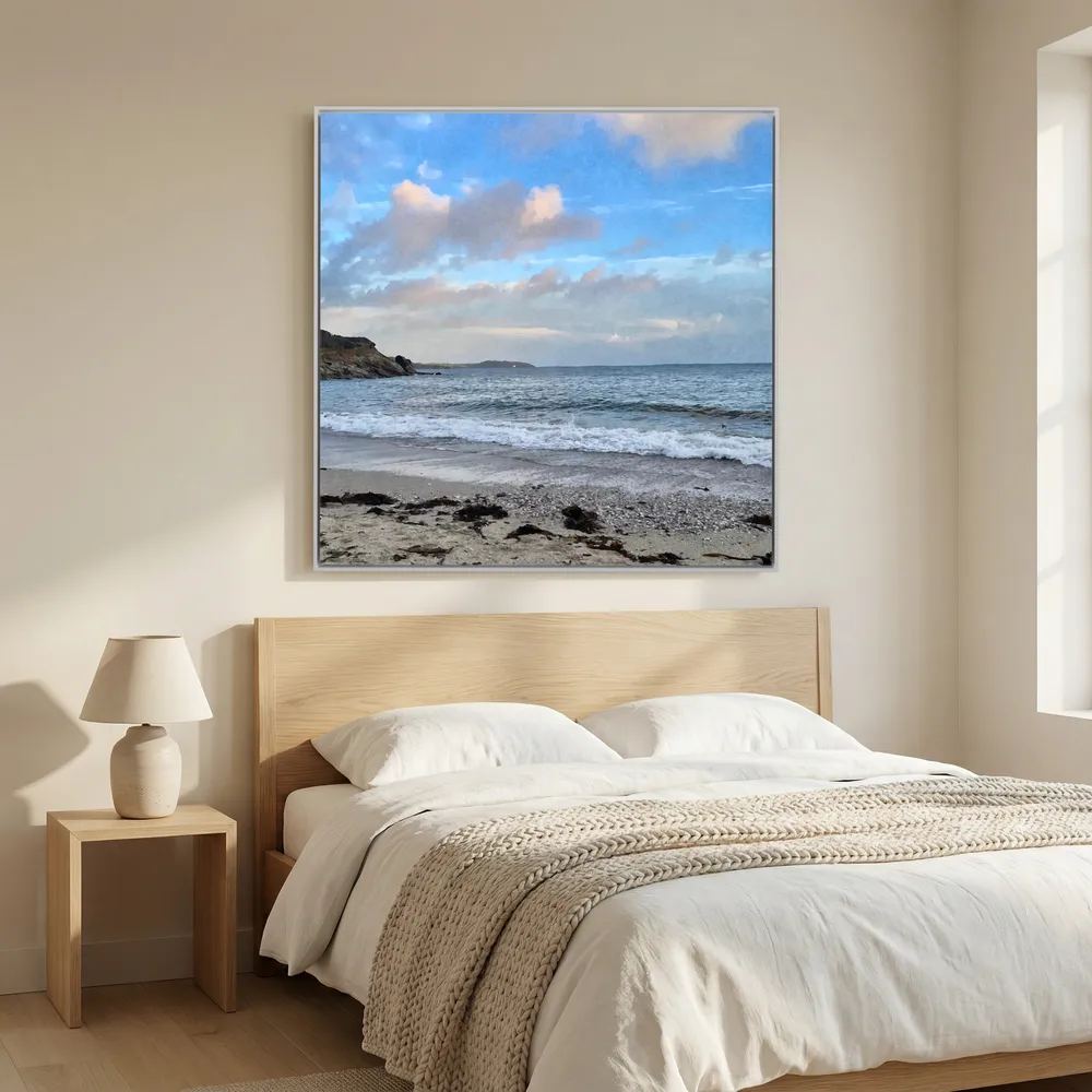 Swanpool Afternoon Square Canvas