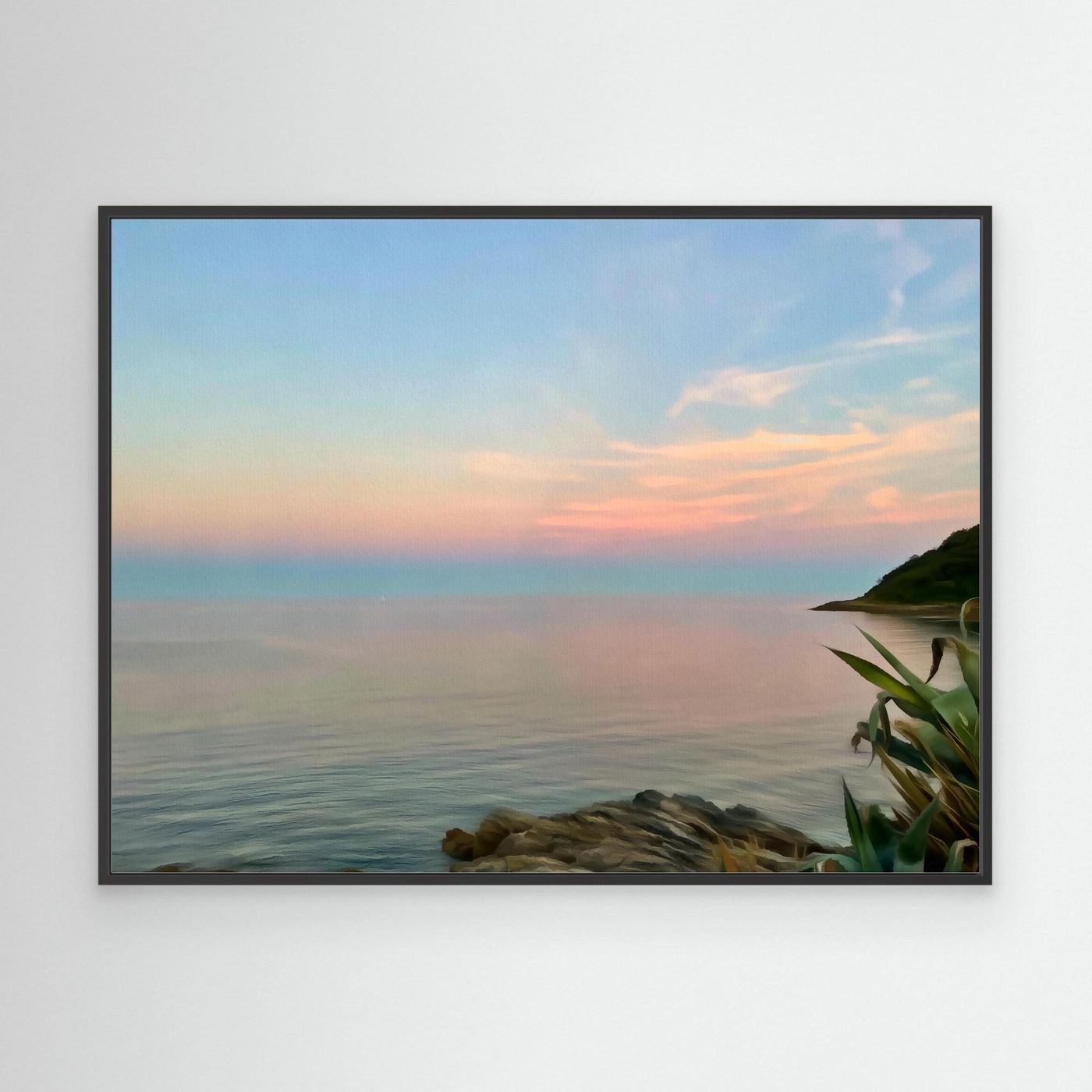 Twilight at Swanpool Beach Canvas Print