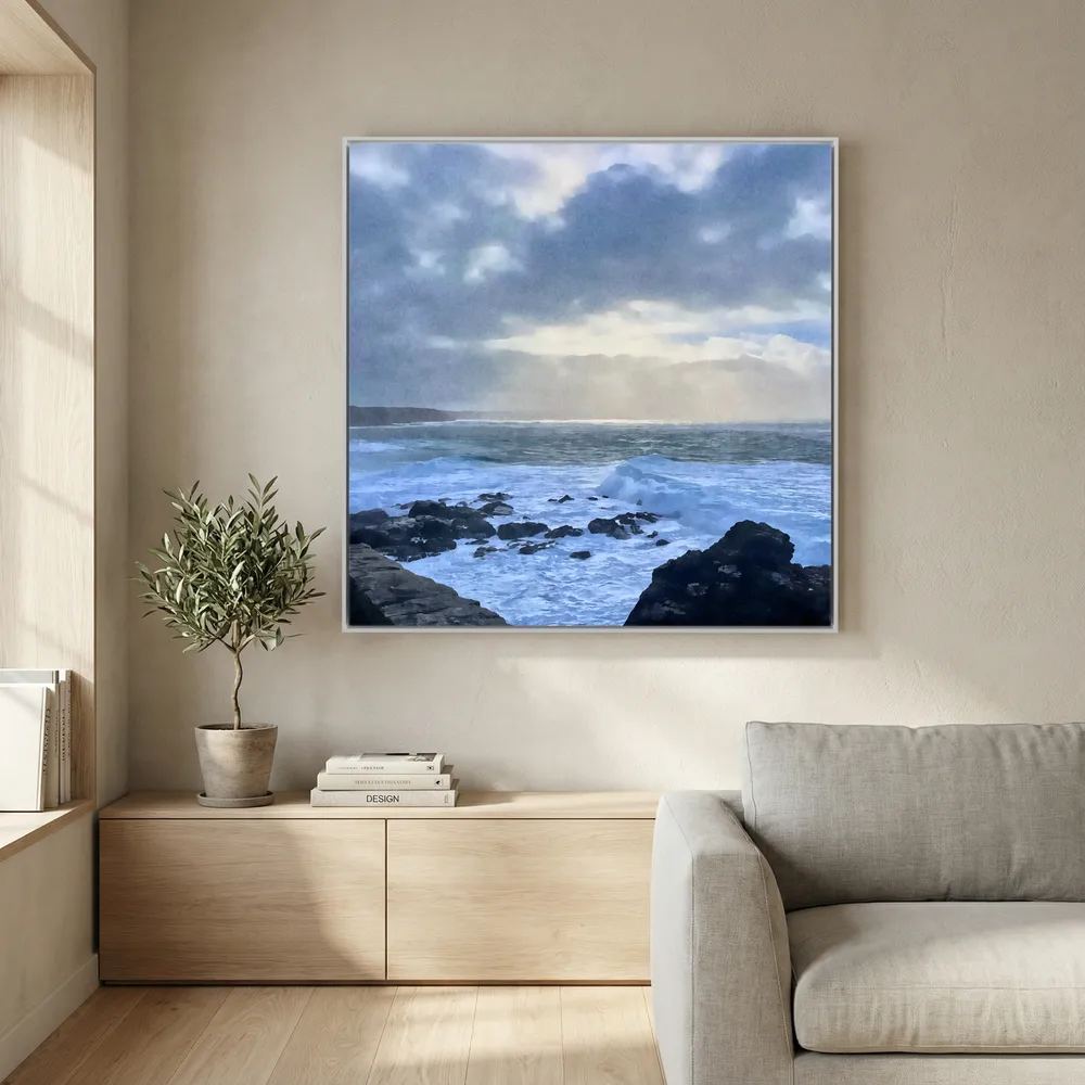 Cape Cornwall Square Canvas