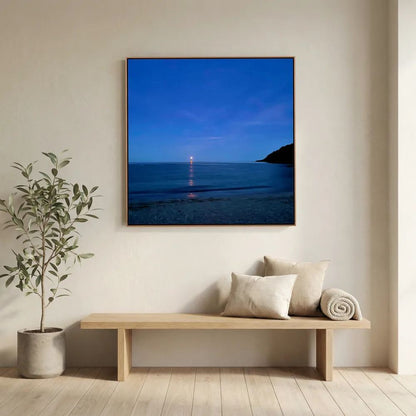 Moonrise at Swanpool Square Canvas