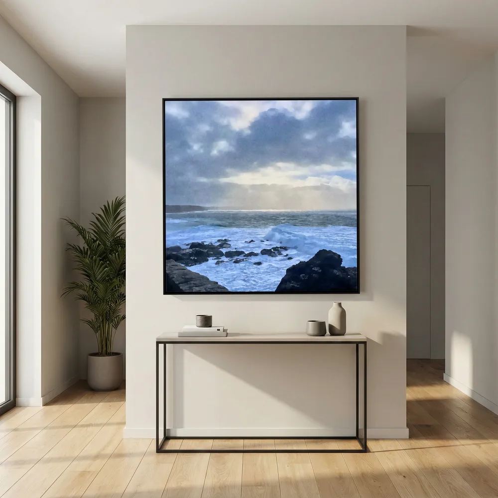 Cape Cornwall Square Canvas