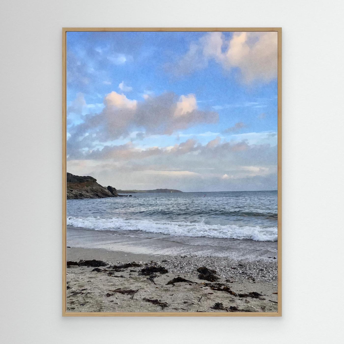 Swanpool Beach Afternoon Canvas Print