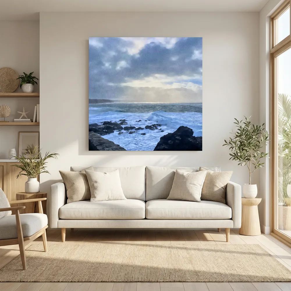 Cape Cornwall Square Canvas