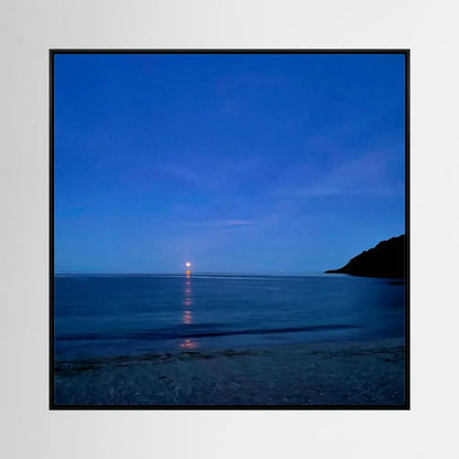Moonrise at Swanpool Square Canvas