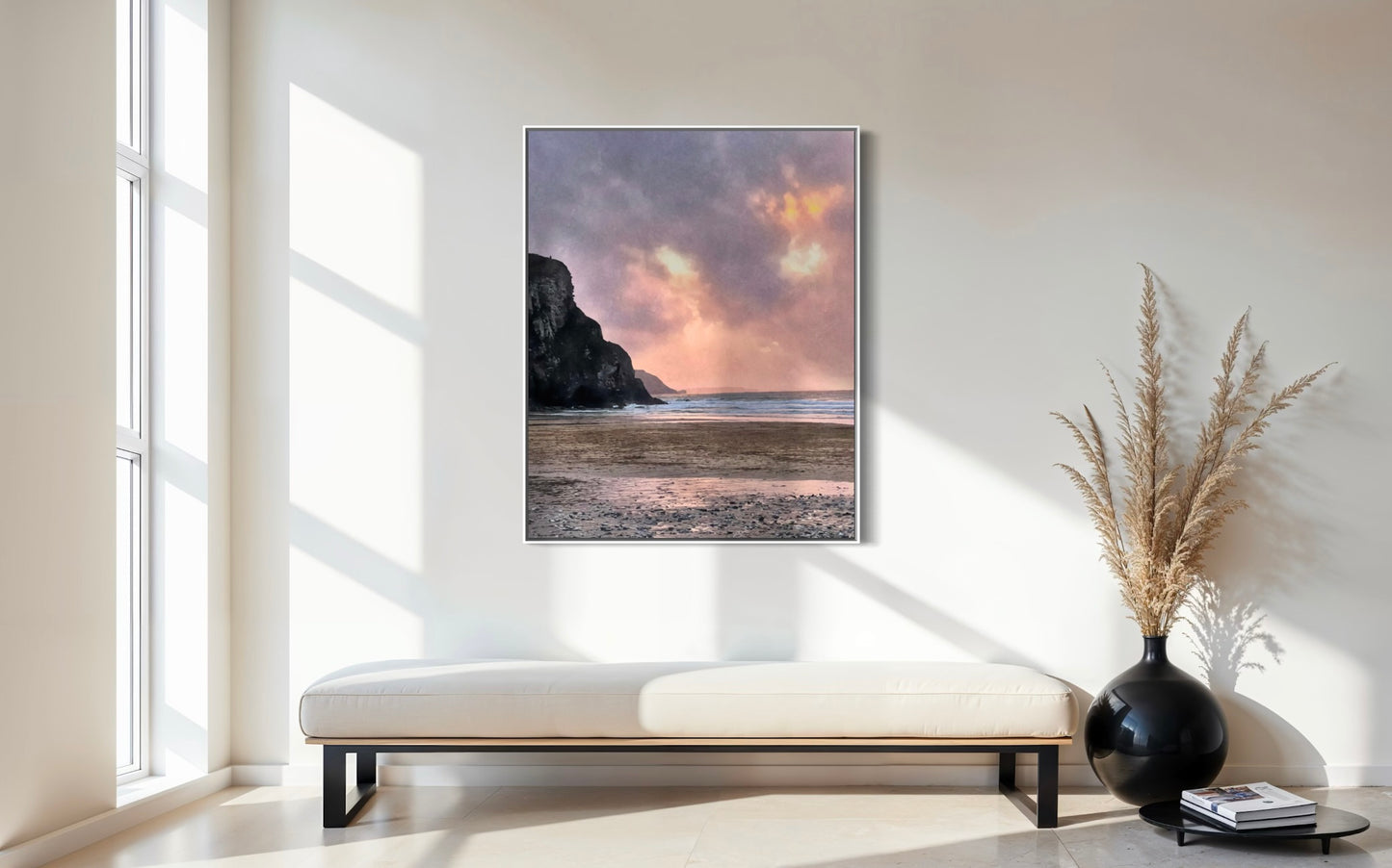 Twilight at Porthtowan
