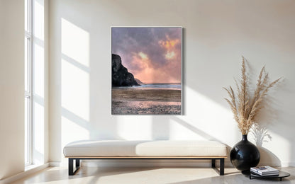 Twilight at Porthtowan